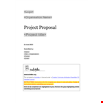 Project Proposal Template - A Comprehensive Guide with Budget, Instructions, and Framework Tools example document template