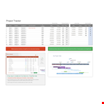 Employee Category, Status, and Planned - Multiple Project Tracking Template example document template