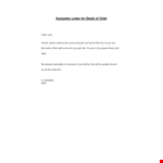 Sympathy Message Template for Expressing Condolences in Times of Sorrow example document template 