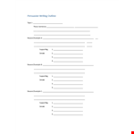 Create a Compelling Outline: Persuasive Essay Template with Examples and Supporting Details example document template