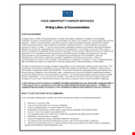 Example of a Positive Recommendation Letter for a Student example document template