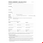 Create a Private Rent Agreement Form for Your Rental Needs example document template