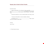 Transfer Letter Template for University Account Transfer - Please Complete the Trinity example document template
