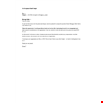 Job Offer Acceptance Letter Email example document template