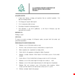 School Treasurer Job: Activities & Responsibilities example document template
