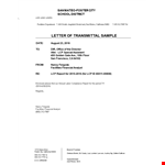 Easy-to-Use Letter of Transmittal Template for Effective Labor Payment - Get Yours Now! example document template