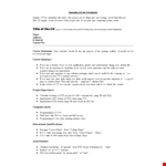 Sample Resume Format Word example document template