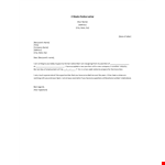 Two Weeks Notice Letter | Format, Address, and Template example document template