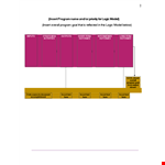 Create a Strong Program Logic Model with Our Free Template | Insert Outcomes example document template