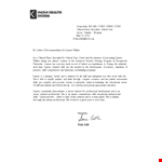 Nursing School Letter Of Recommendation example document template