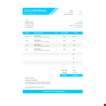 Engineering Quotation Template - Generate Quotes for the Engineering Industry example document template 