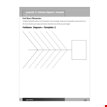 Create Professional Fishbone Diagrams | Easy-to-Use Template example document template