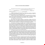 Protect Your Information with a Confidentiality Agreement Template example document template