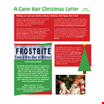 Merry Christmas Letter Template example document template