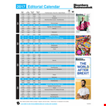 Sample Calendar In Pdf example document template