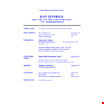 High School Graduate Student Resume Sample example document template