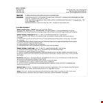 Pre School Teacher Resume Template In Doc example document template