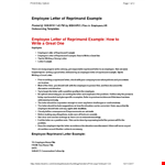 Writing a Strong Letter of Reprimand: Examples and Tips for Employees example document template