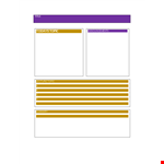 Free Cornell Notes Template | Structured Note-Taking Format example document template