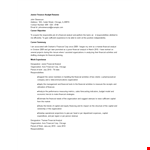 Junior Finance Analyst Resume example document template 