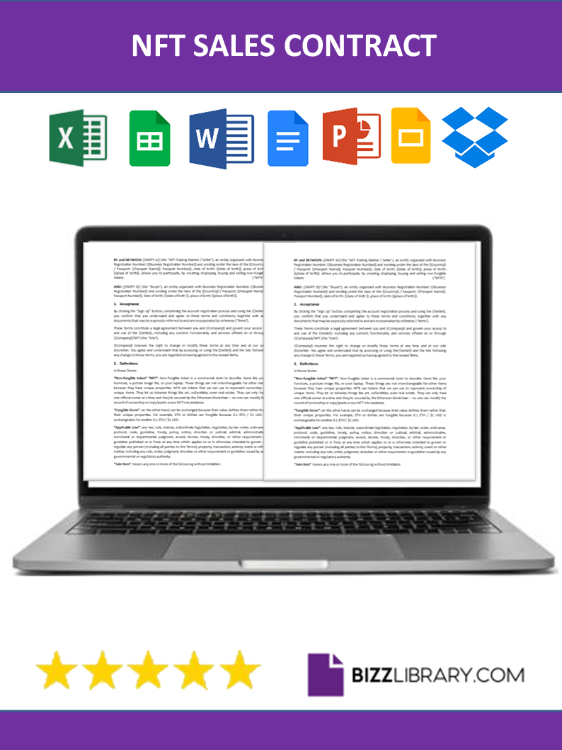 nft sales contract example