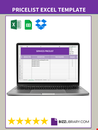 Pricelist Excel