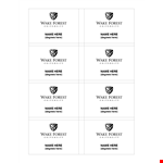 Customize Your Name Tag: Choose from a Variety of Degrees with Our Name Tag Template example document template
