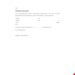 Proof of Residency Letter | Address Verification for example document template 