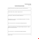 Sales Meeting Agenda Format example document template
