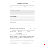 Effective Employee Management with our Write Up Form - Program, Reasons, and Signatures Included example document template