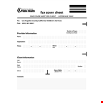 Intended Cover Sheet - Document Templates | CCSCSP example document template