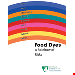 Food Dye Risks: A Comprehensive Study Revealing the Hidden Dangers example document template
