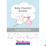 Essential Baby Register Checklist for a Perfect Nursery example document template