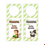 Create Eye-Catching Door Hanger Designs with Our Template example document template 