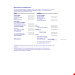 Example Of Business Sheet example document template