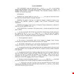 Secured Loan Agreement Template with Collateral | Shall Clauses example document template