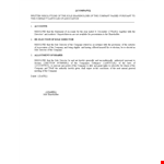 Sole Shareholder Written Resolution example document template