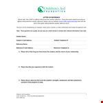 Scholarship Application Reference Letter Template example document template