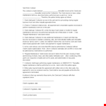 Lawn Service Contract Sample example document template