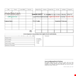 Employee Sign In Sheet with Detailed Information and Supervisor Signature - Mediscan example document template
