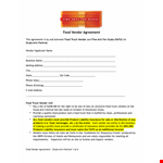 Vendor Contract Template | Simplify Event Planning with a Reliable Ocala Vendor Contract example document template