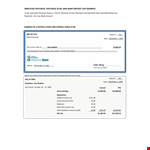 Generate Professional Pay Stubs | Simplify Paycheck & Accounting example document template