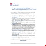 Affordable Health Service Plan | Get the Care You Should Have example document template 