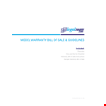 Furniture Bill Of Sale With Liability Waiver example document template