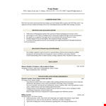 Personal Banking Representative Resume - Ottawa, Ontario | Advanced Management example document template
