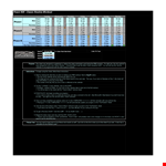 Excel Workout Calendar Sample example document template