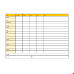 Workout Template for Effective Workouts | Get Fit and Stay motivated example document template