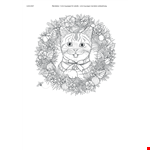 Mandala Cat Coloring Page example document template