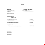 Medical Office Meeting Agenda example document template