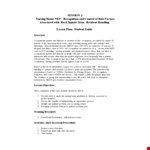 Home Nursing Lesson Plan example document template